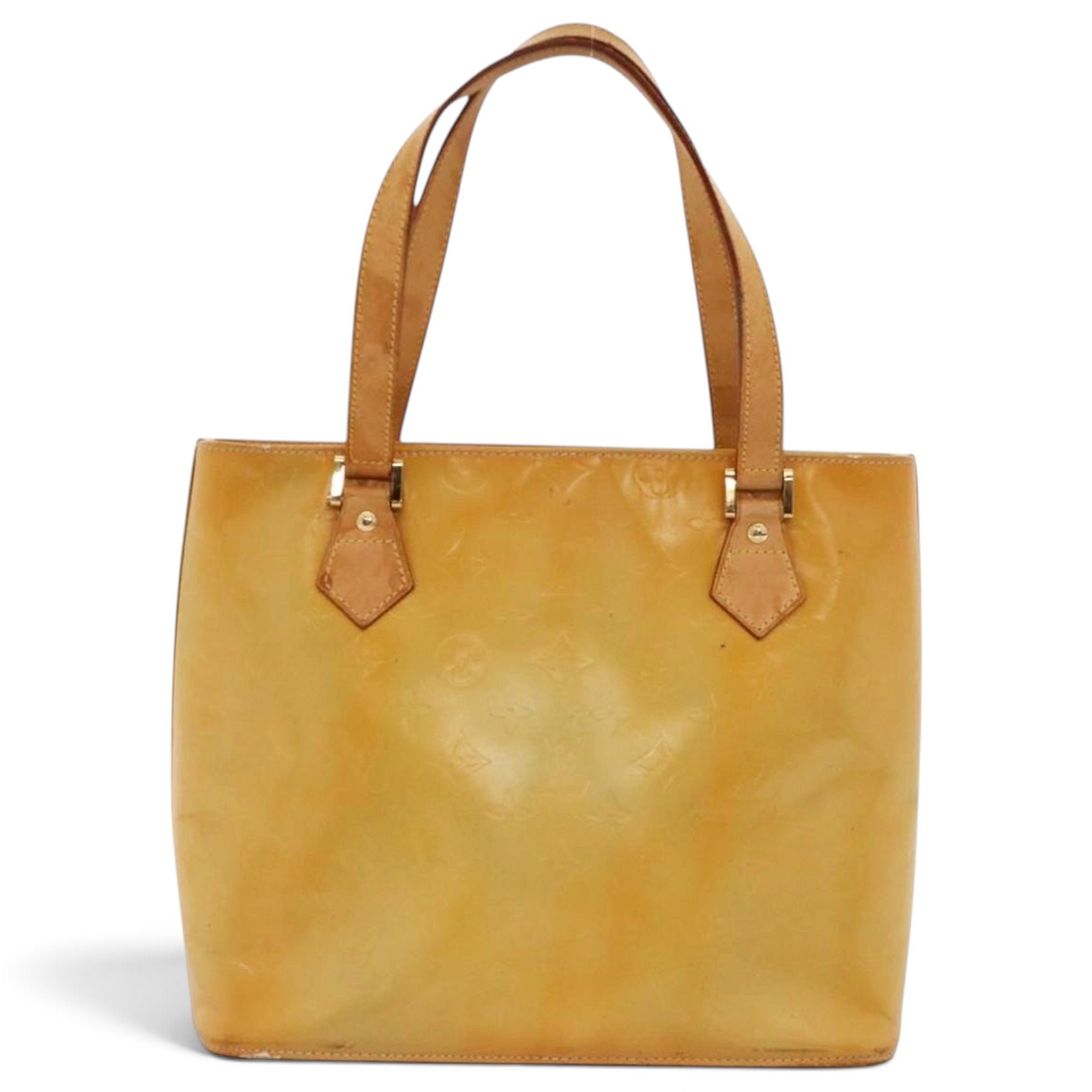 Houston patent leather handbag
