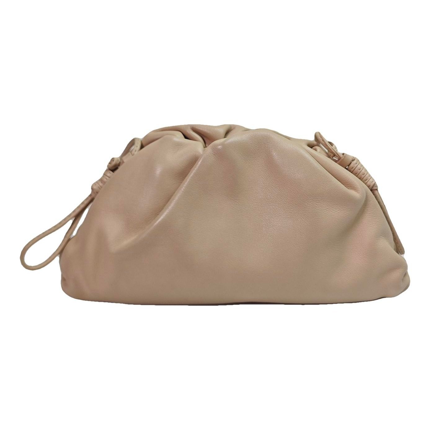 Pouch leather crossbody bag