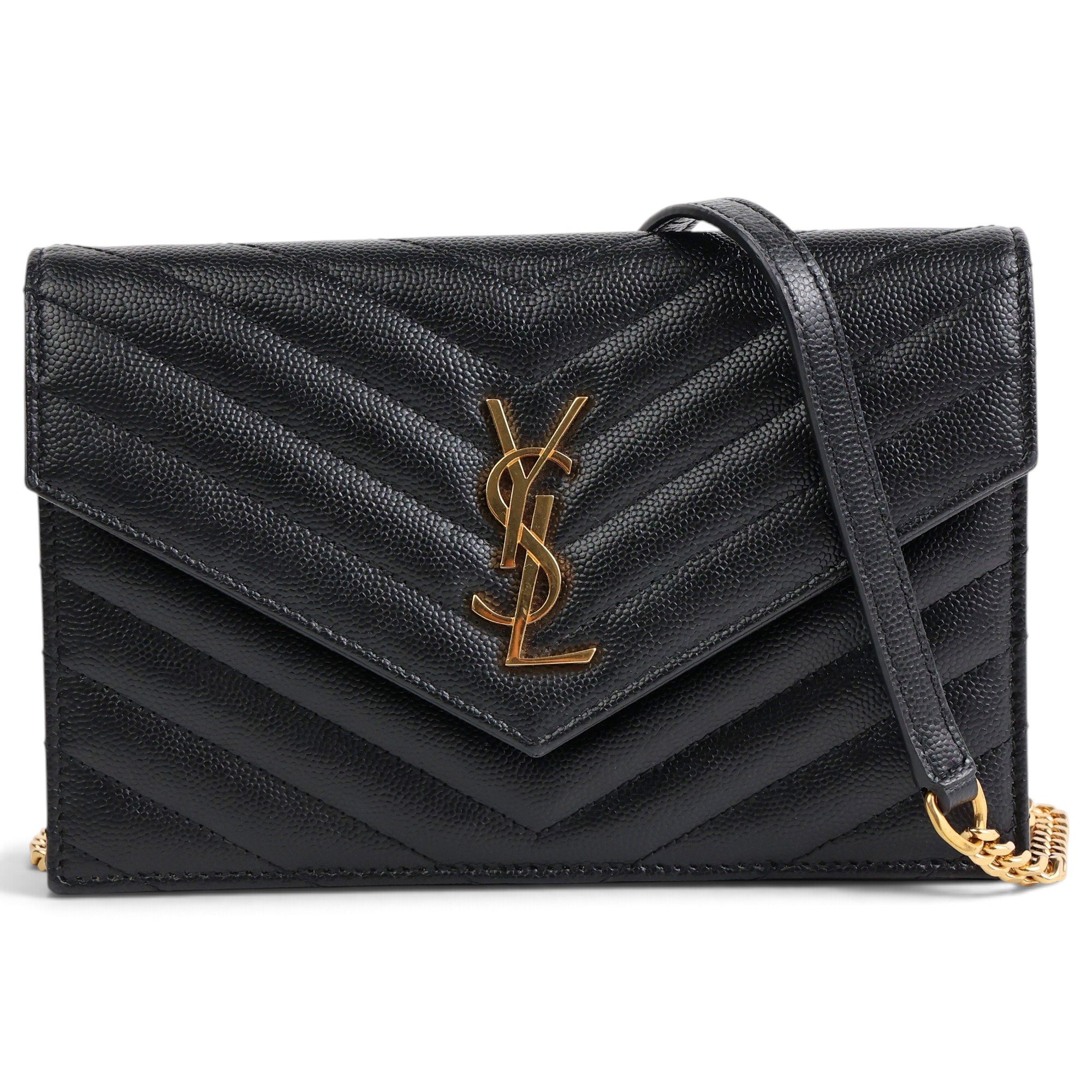 Envelope leather crossbody bag