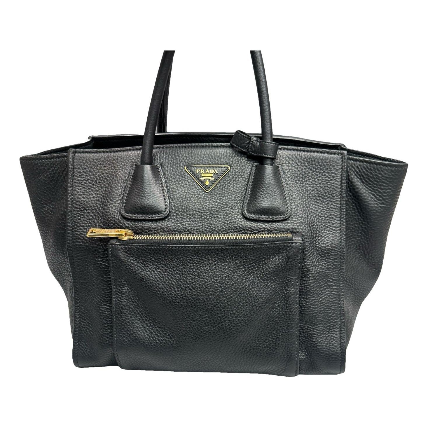 Leather tote
