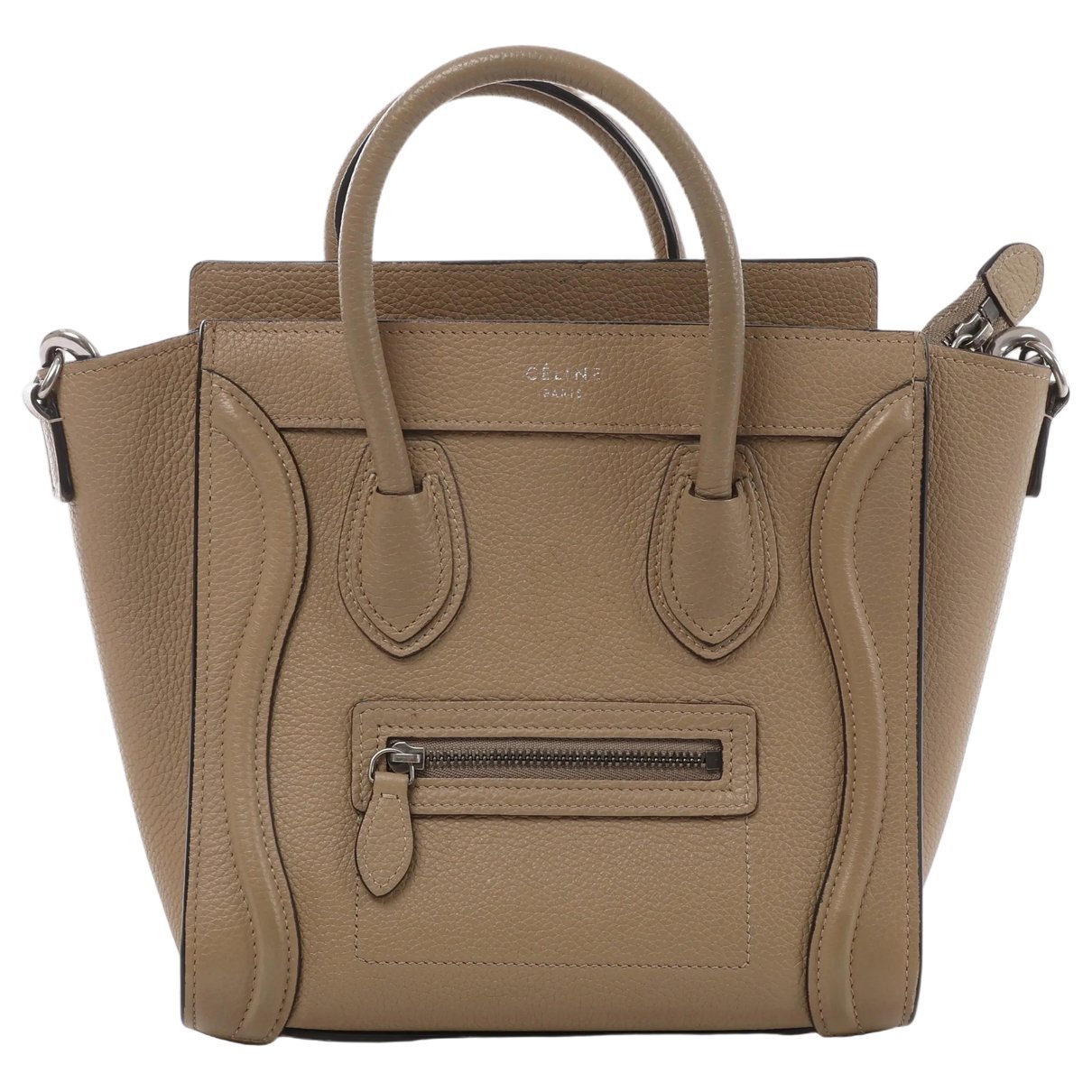 Luggage leather handbag
