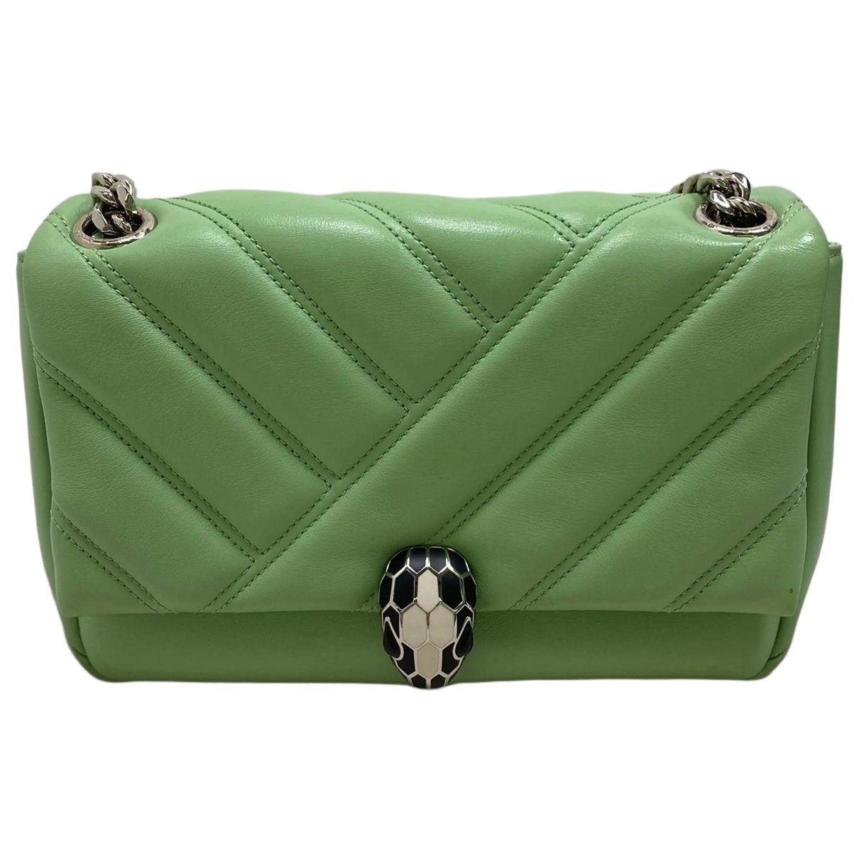 Serpenti leather handbag