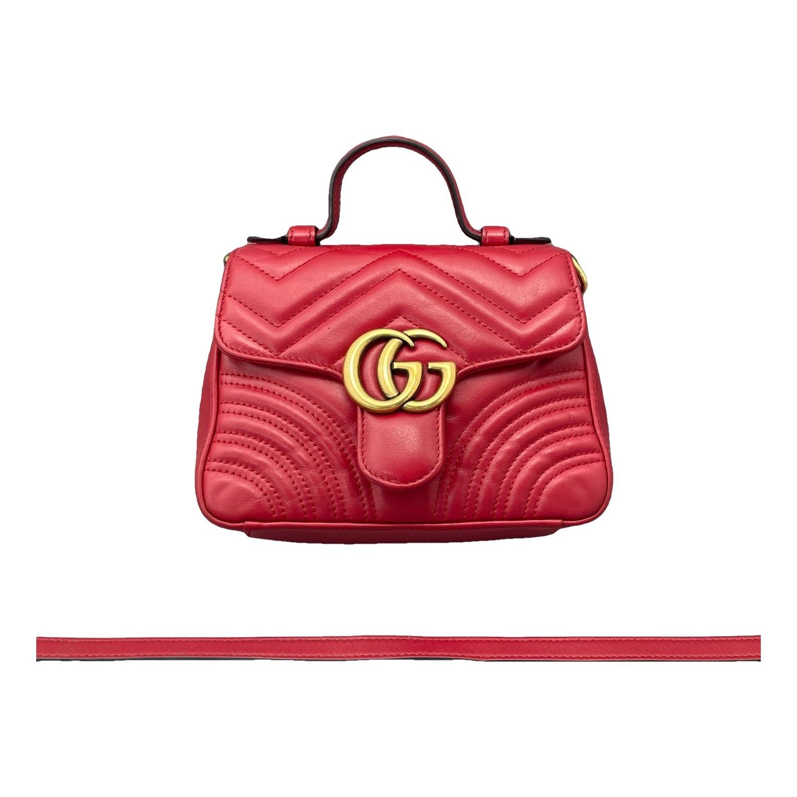 GG Marmont Flap leather handbag