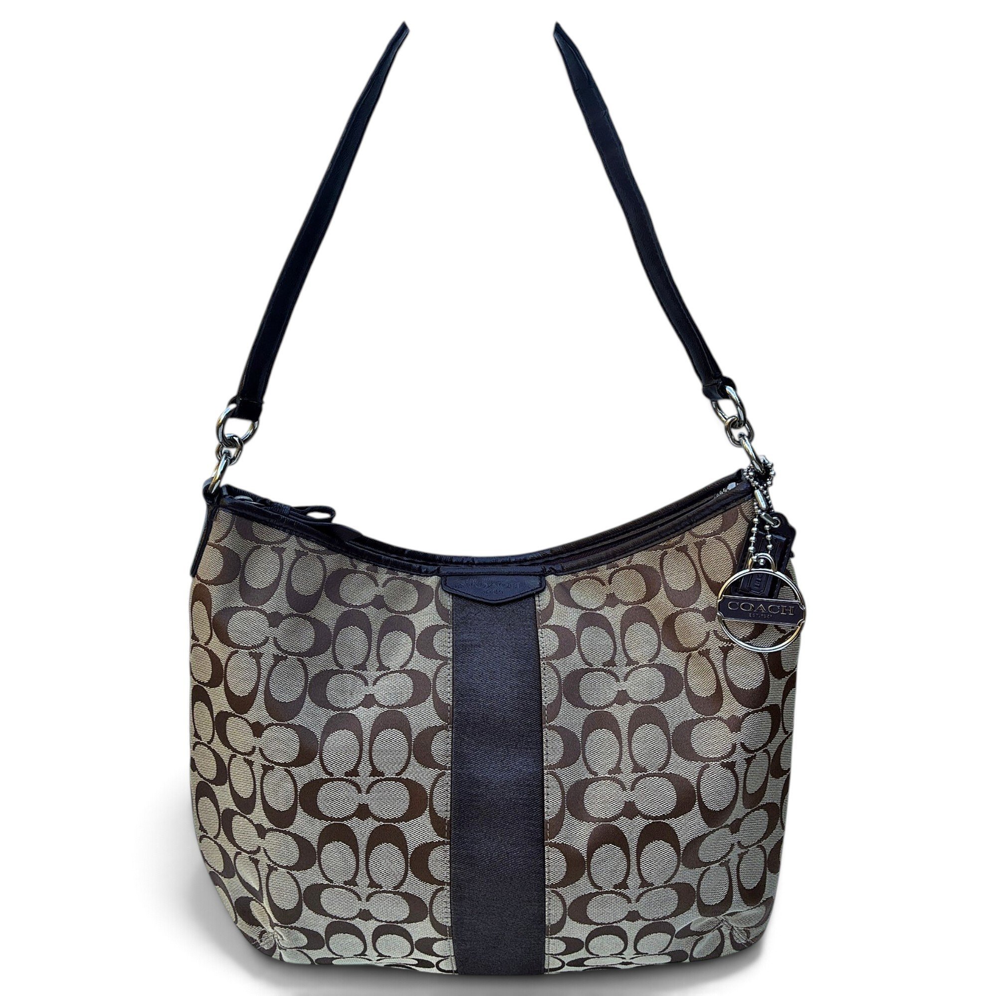 Coach Signature Sufflette cloth handbag