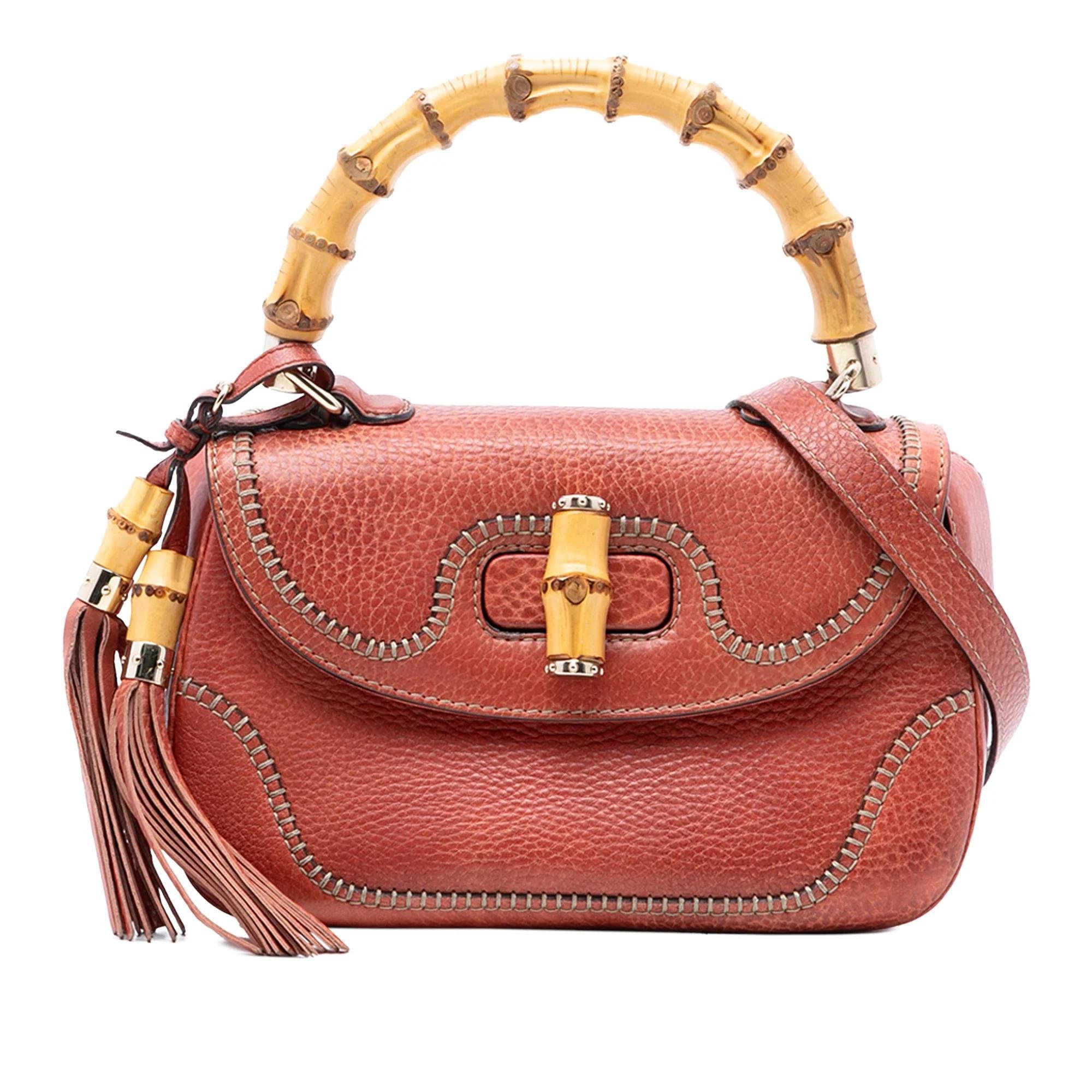 Bamboo leather satchel