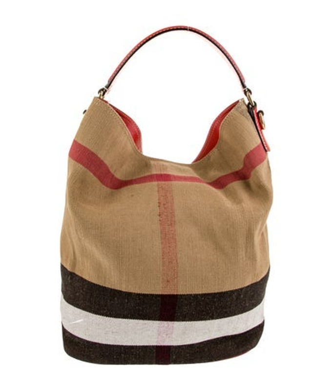 Burberry Canvas Hobo
