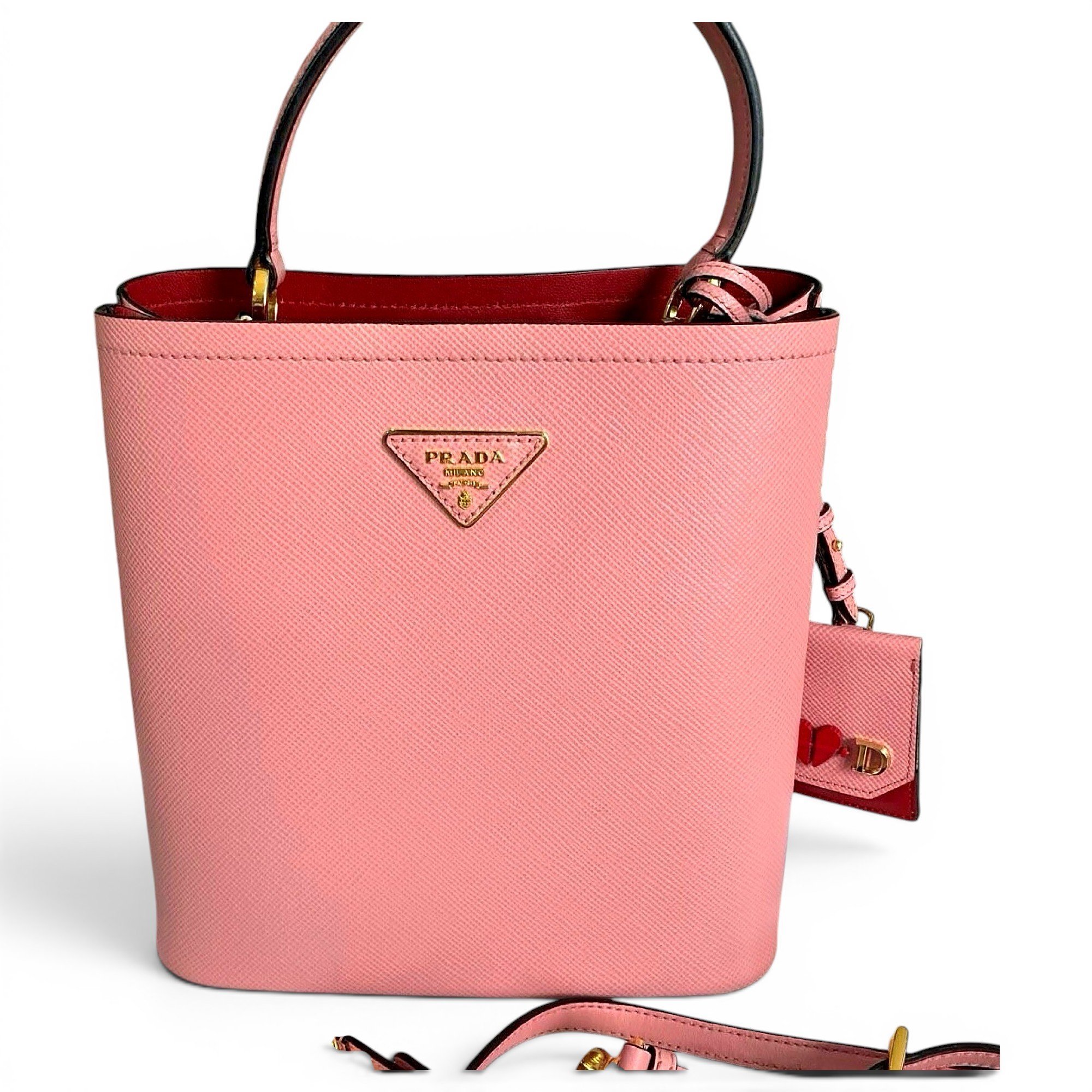 Panier leather handbag