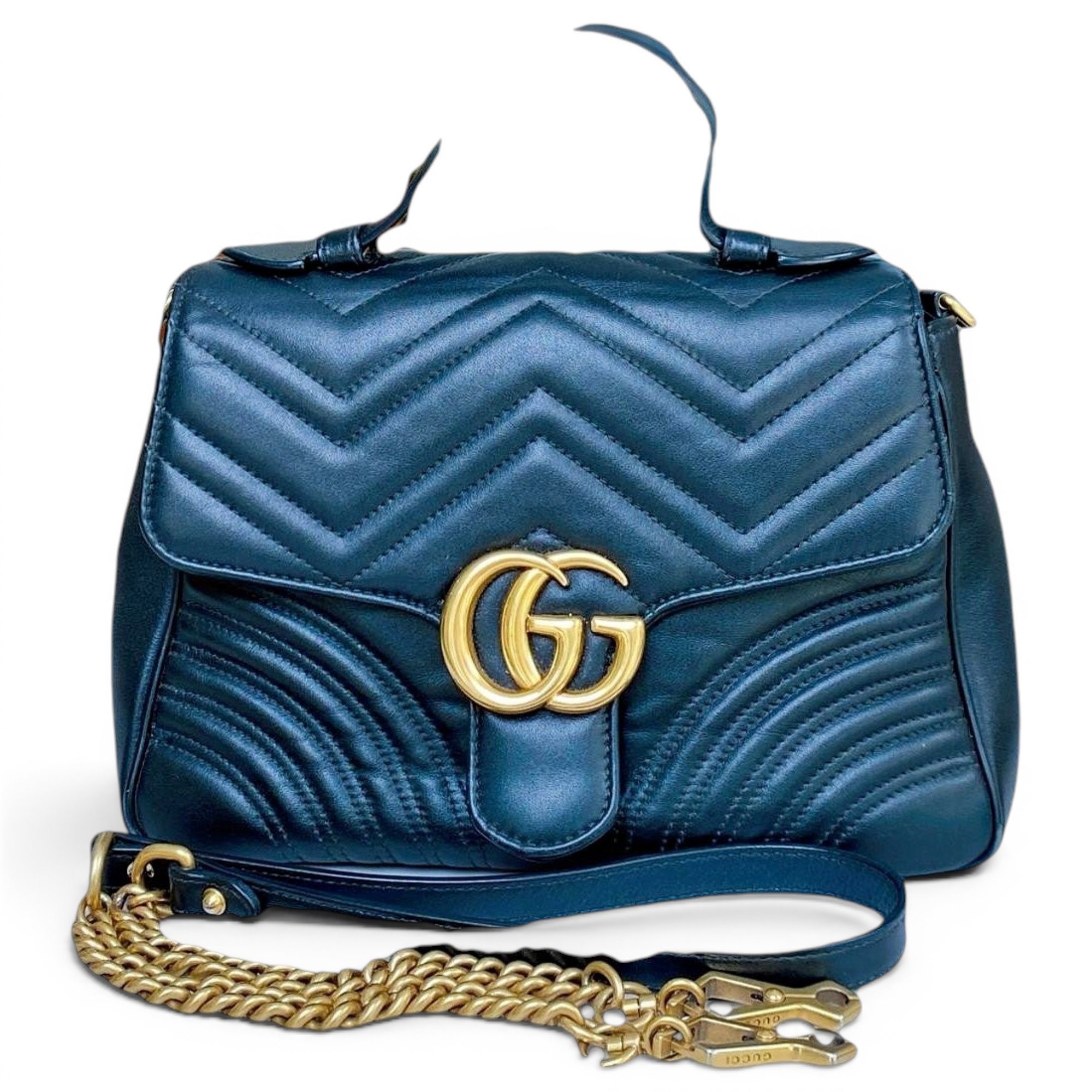 GG Marmont Flap leather handbag