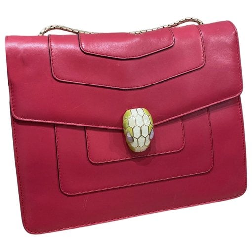 Serpenti leather handbag