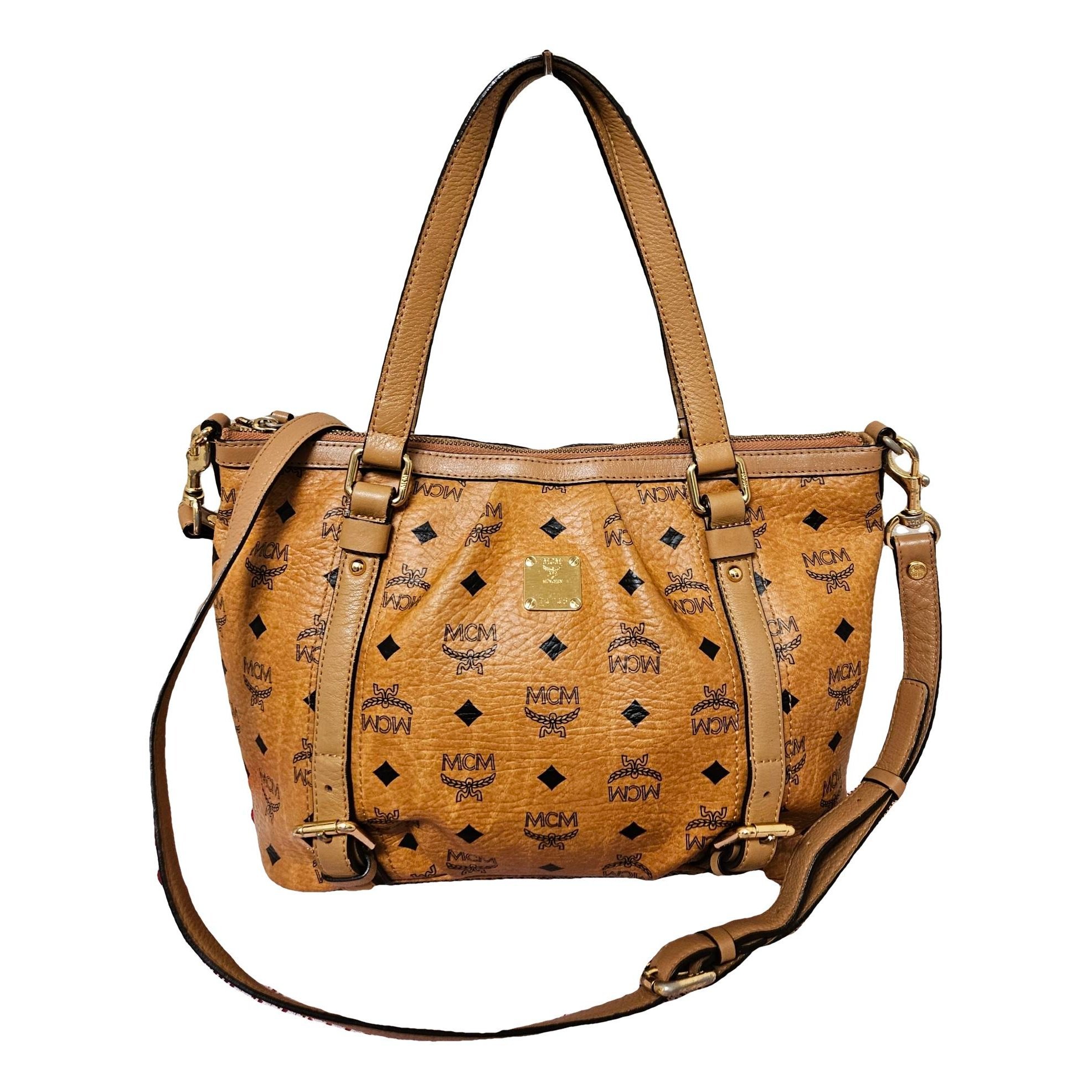 Leather tote