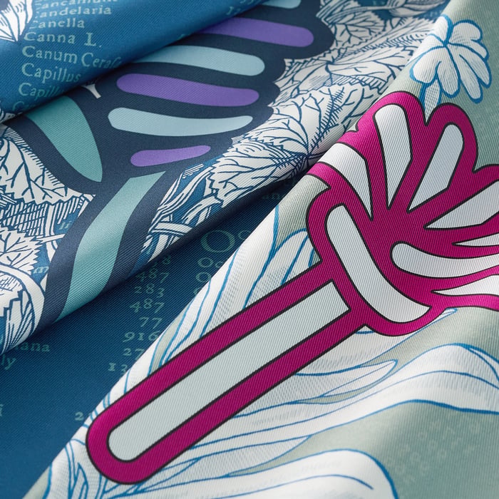 Botanica Grafica Double Face Scarf 90