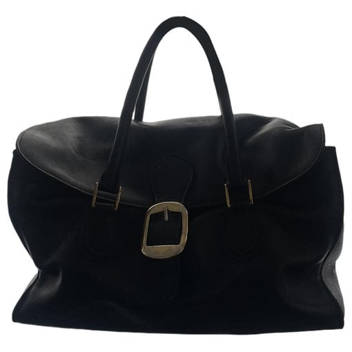 Leather travel bag