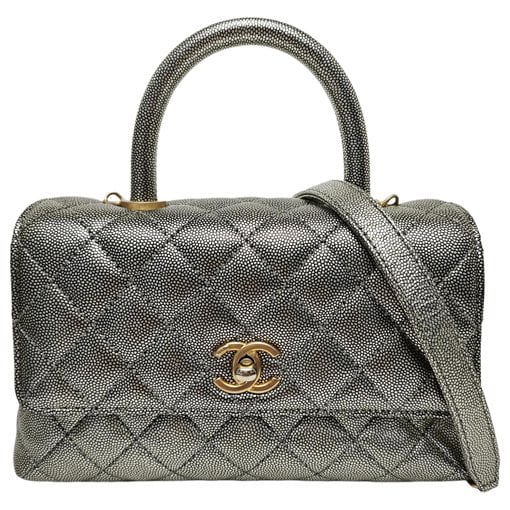 Coco Handle leather handbag