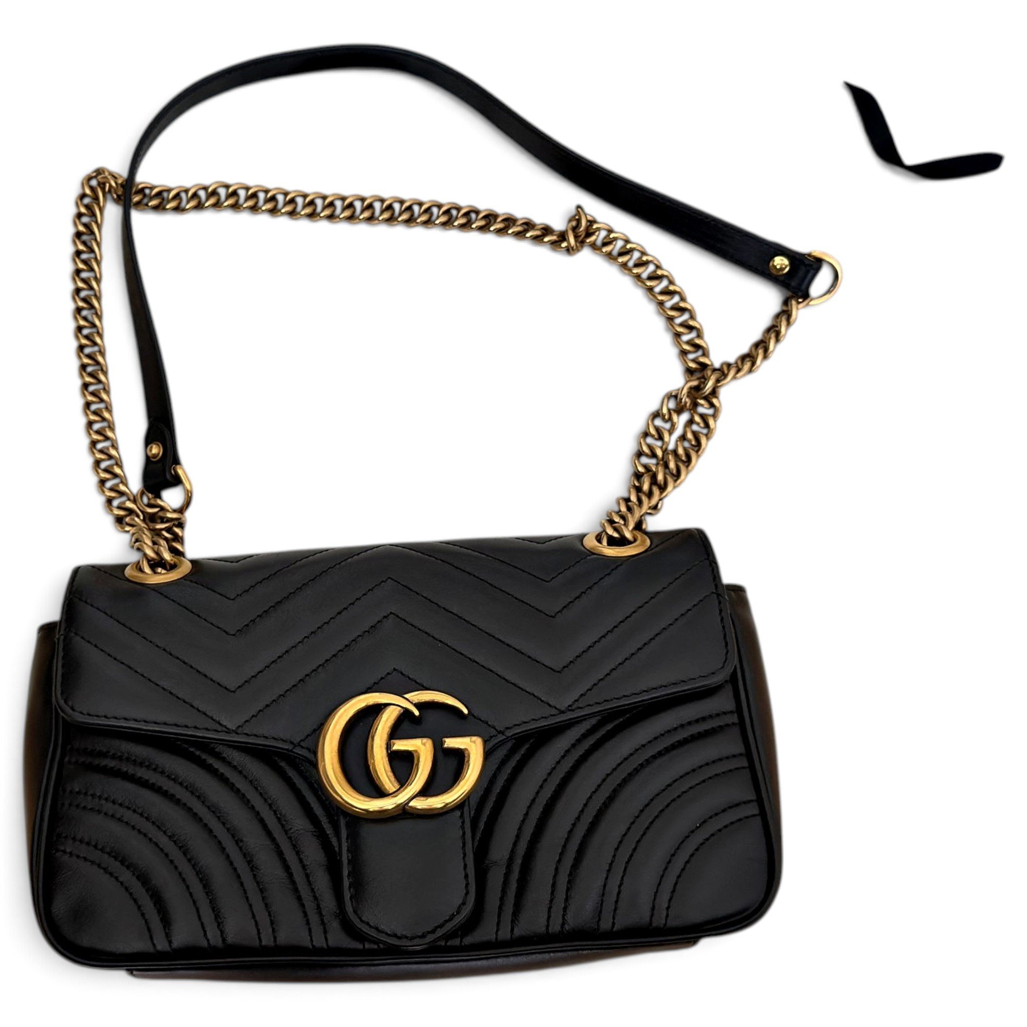 GG Marmont Flap leather handbag