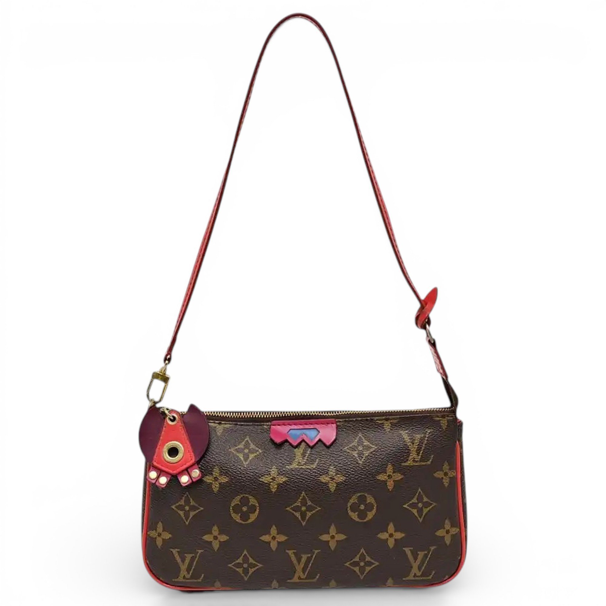 Maxi Multi Pochette Accessoires leather handbag