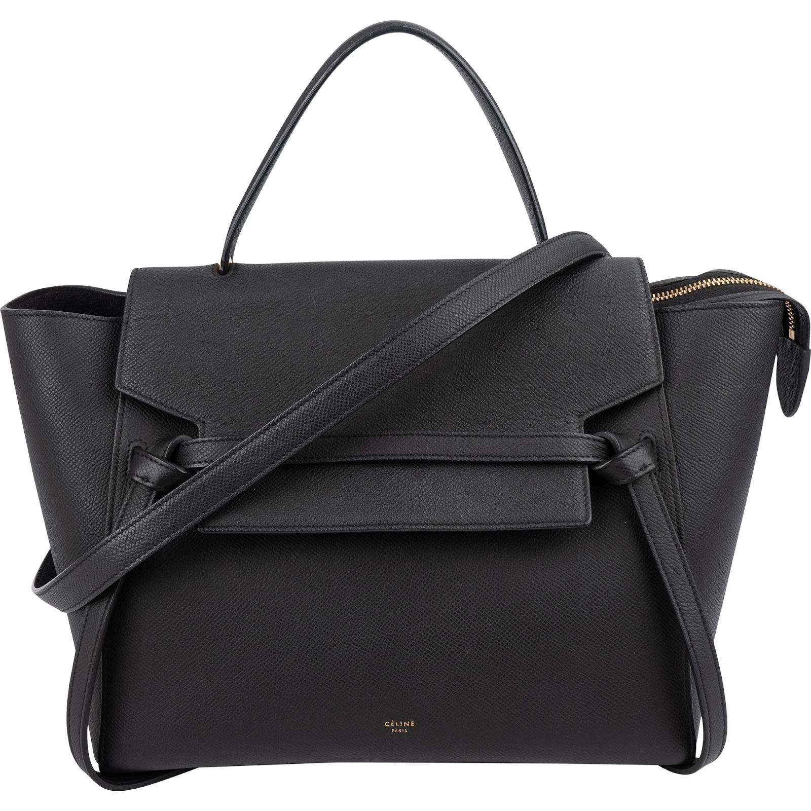 Belt leather handbag