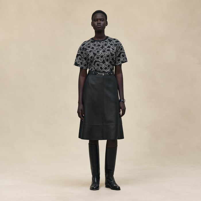 Noir "Maillon Equestre" Maxi T-shirt