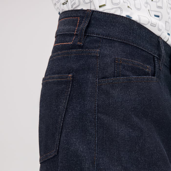 Indigo Straight Cut Jeans