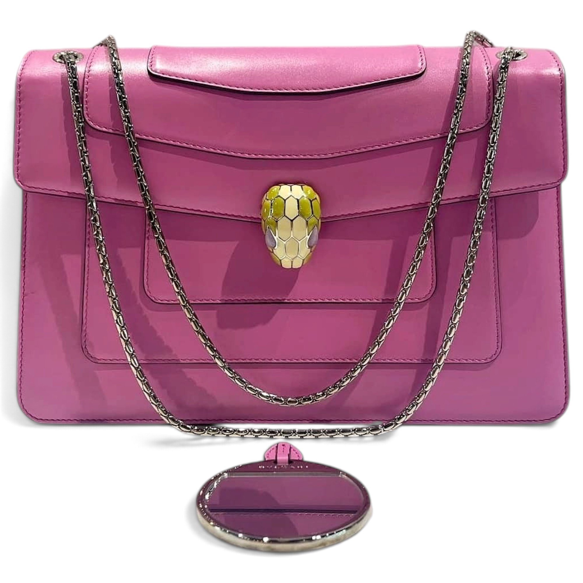 Bvlgari Serpenti leather handbag