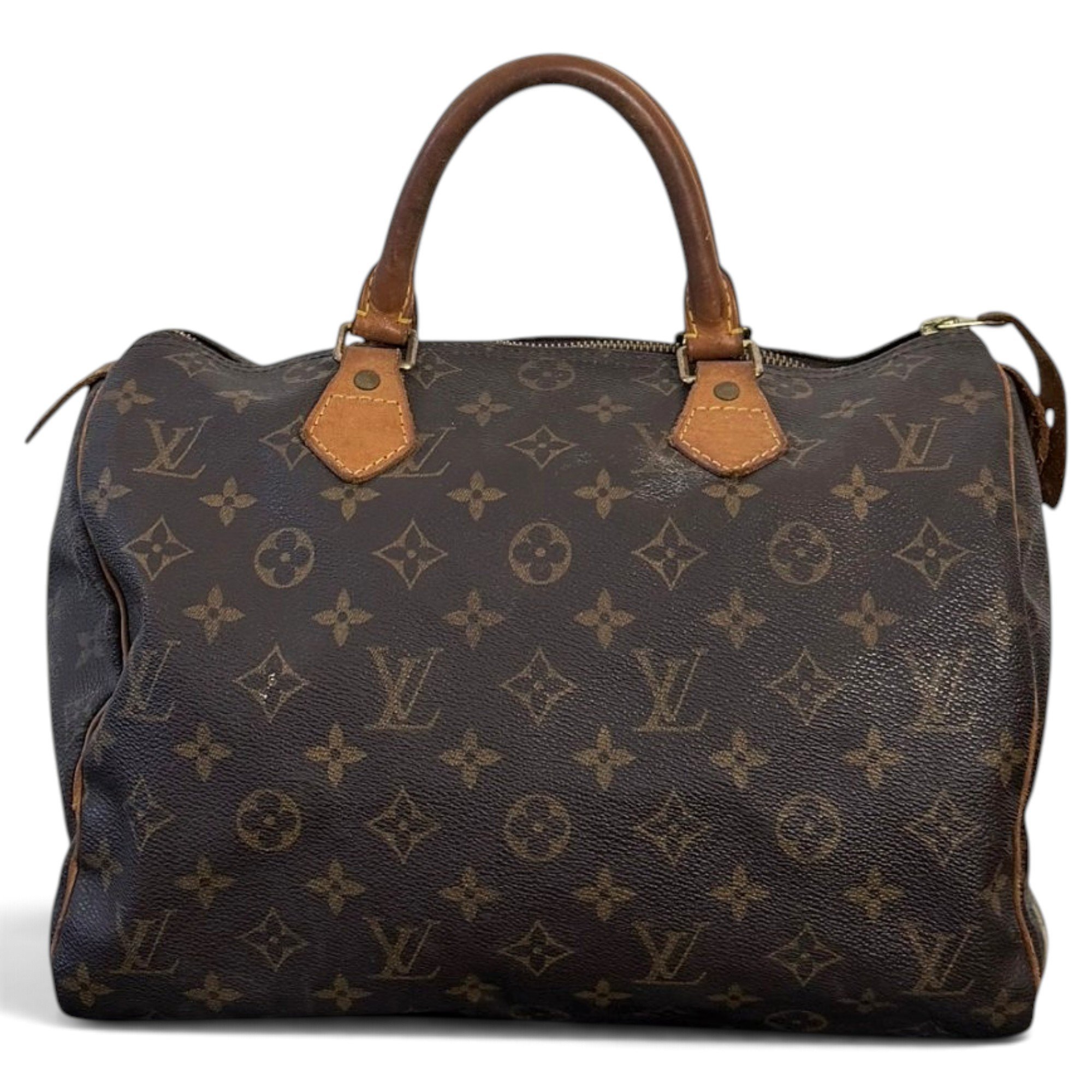 Speedy leather handbag