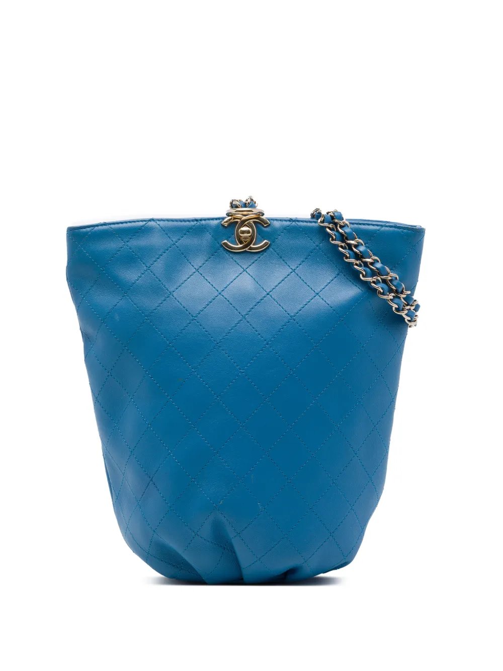 2019 CC Quilted Calfskin Bucket backpack