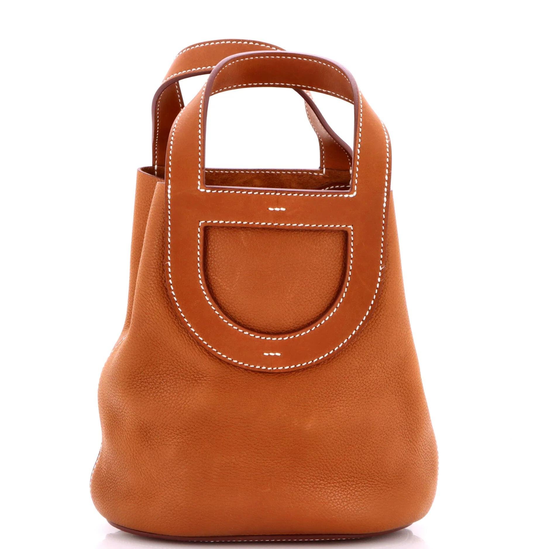 Hermes In The Loop Handbag Barenia Leather 2025
