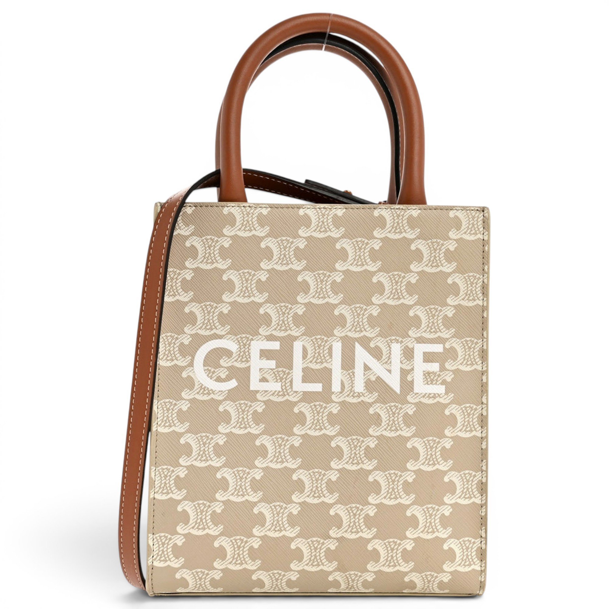 Cabas leather tote