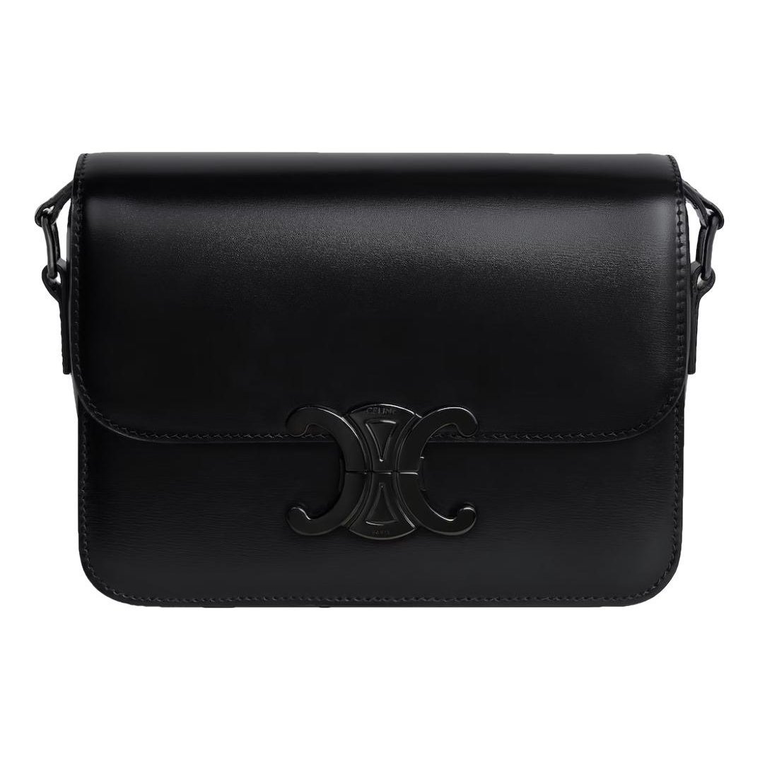 Triomphe leather handbag