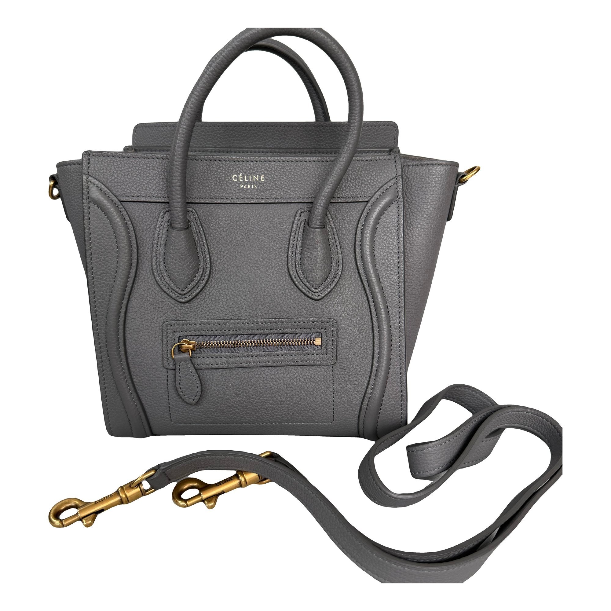 Nano Luggage leather handbag
