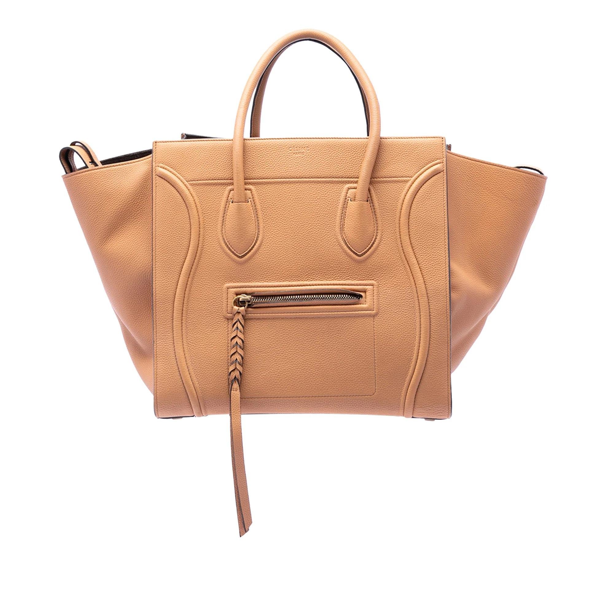 Luggage leather handbag