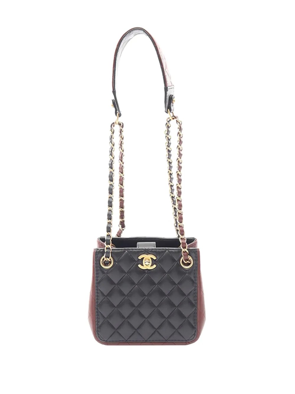 2020 CC Quilted Lambskin Drawstring bucket bag