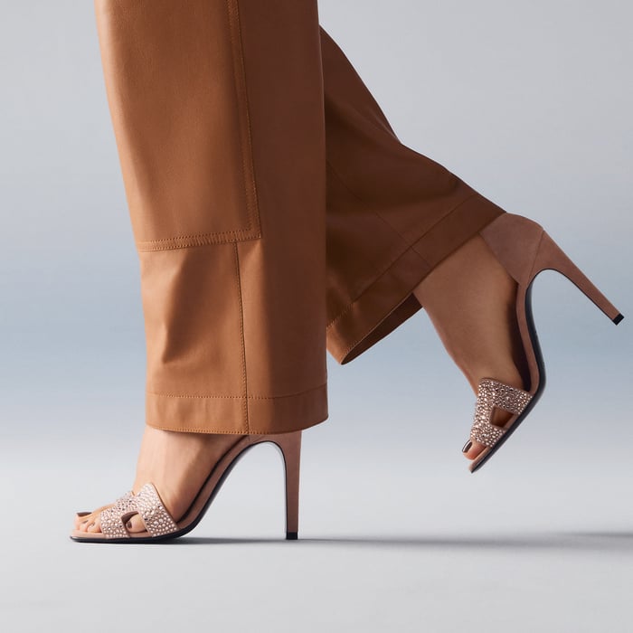Beige Perlino Joy 105 Sandal
