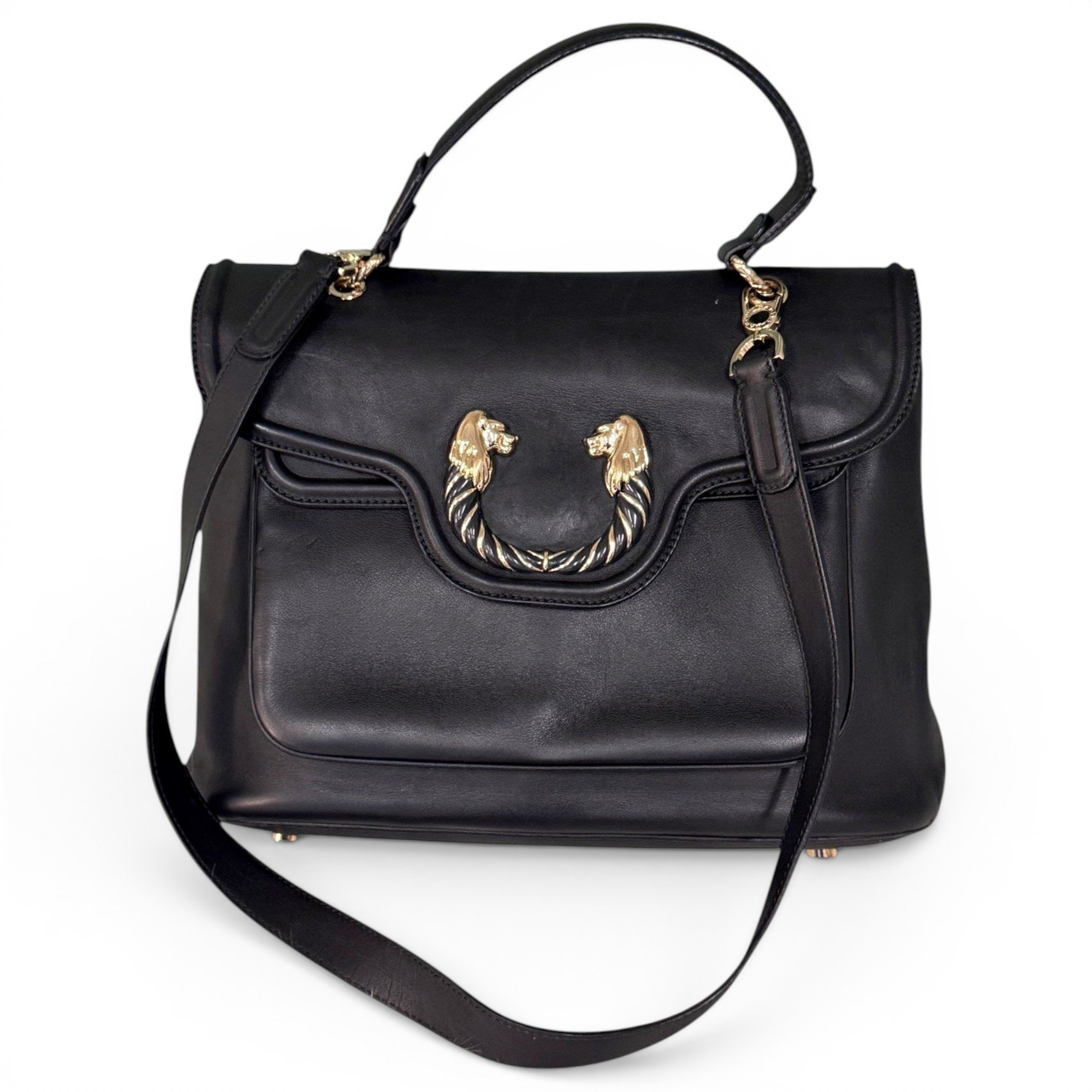 Leather handbag