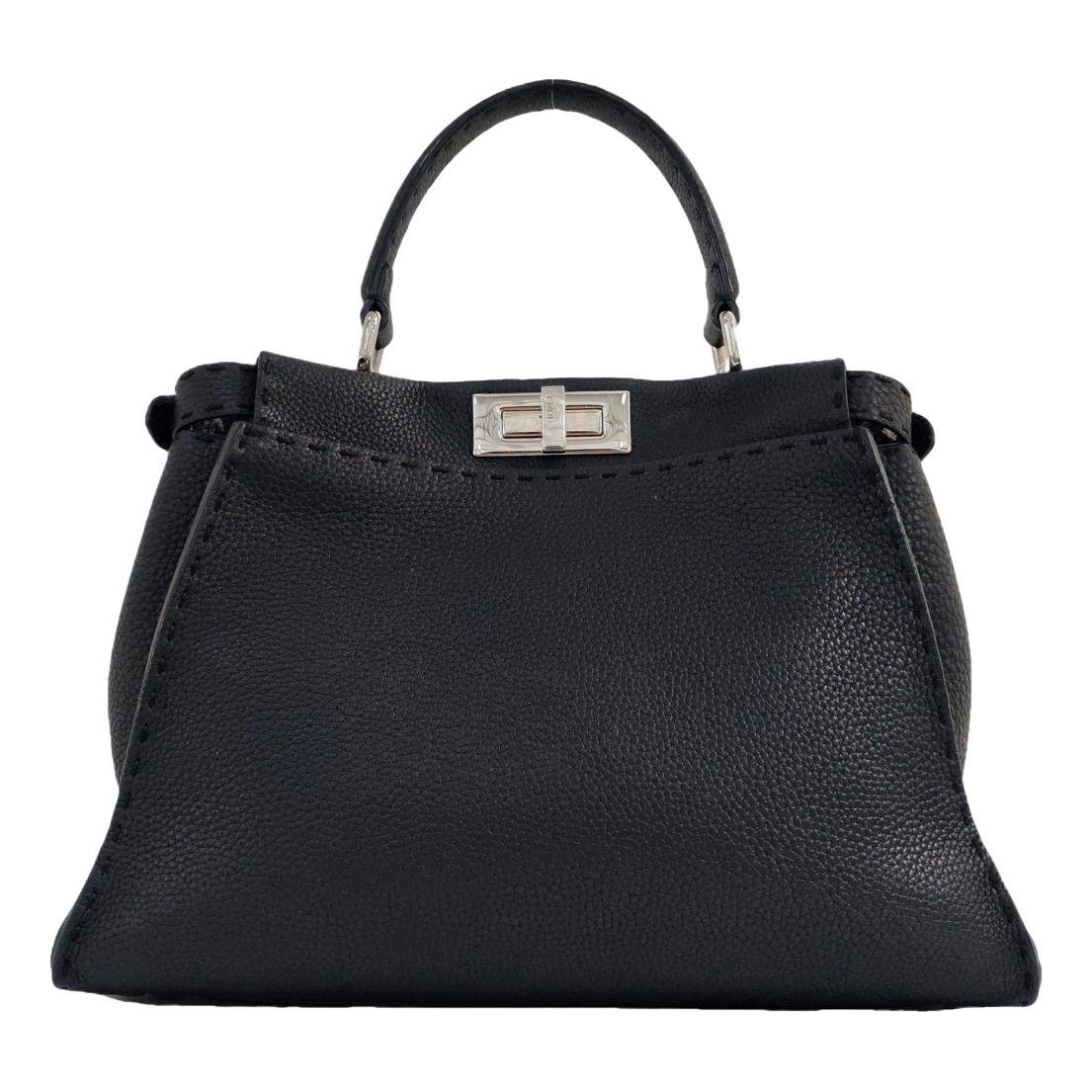 Peekaboo leather handbag