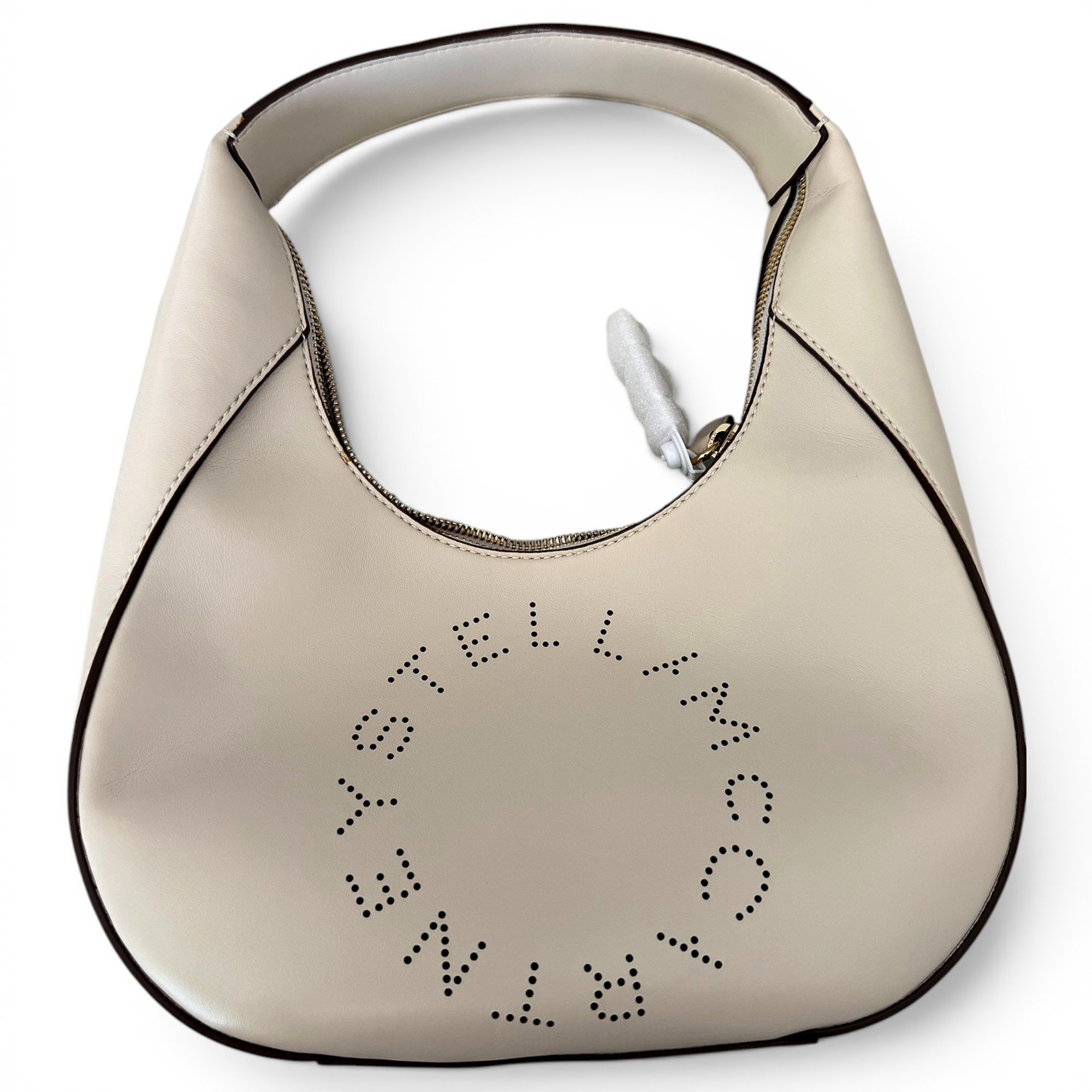 Logo leather handbag