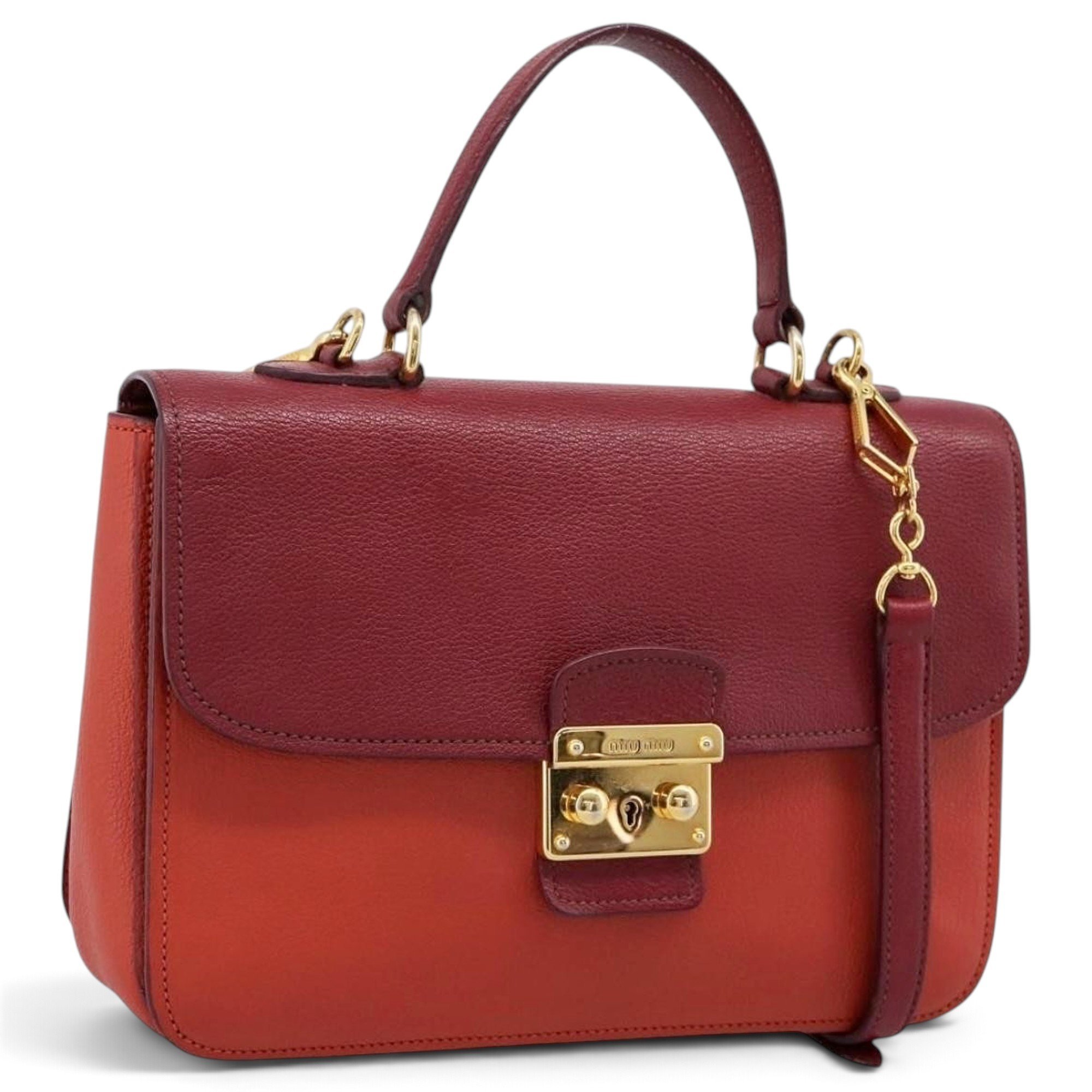 Leather handbag