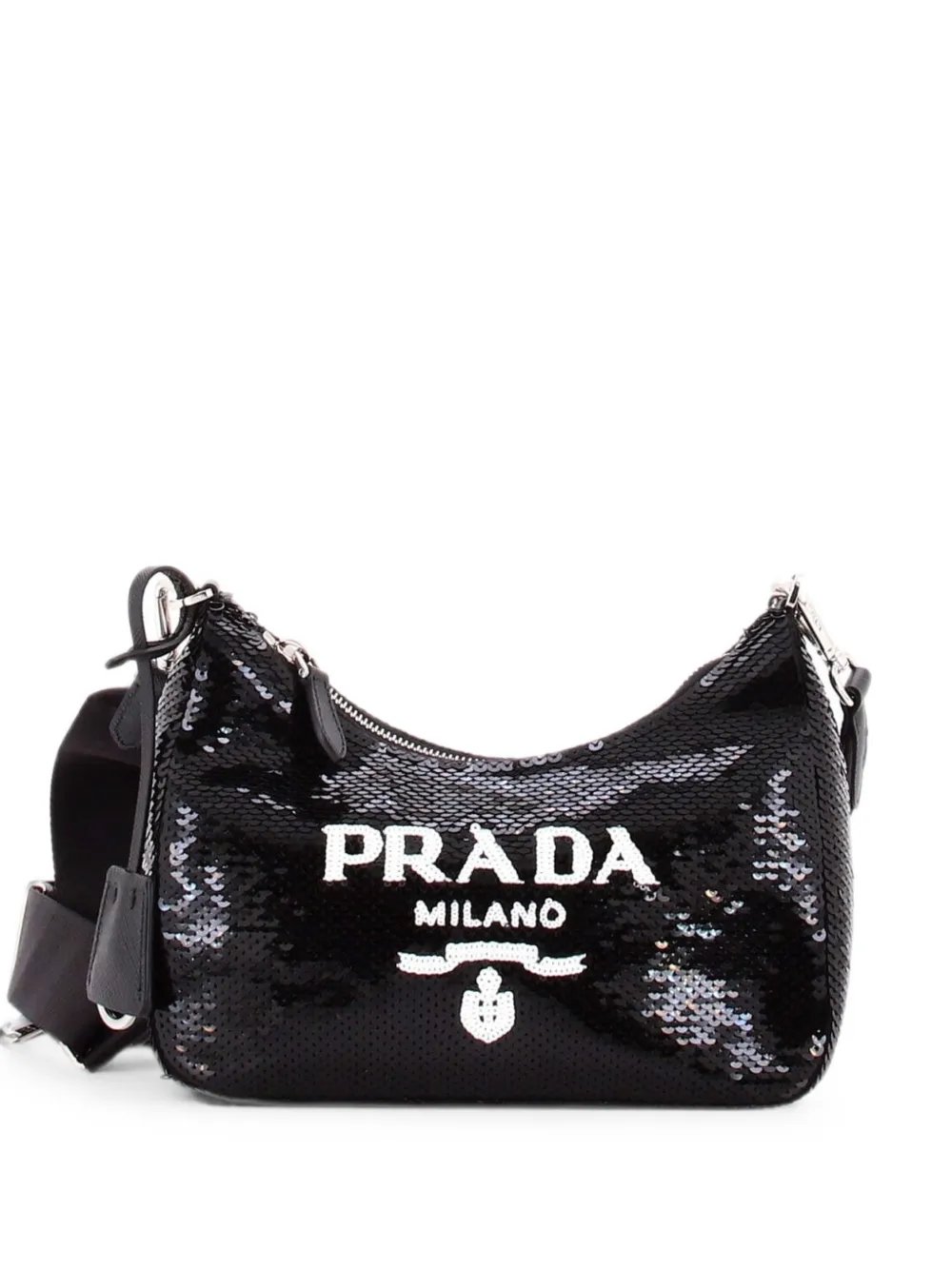 Re-Edition 2005 Shoulder Bag Crystal Embellished Satin Small crossbody bag