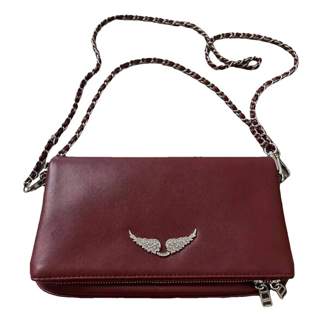 Rock leather crossbody bag