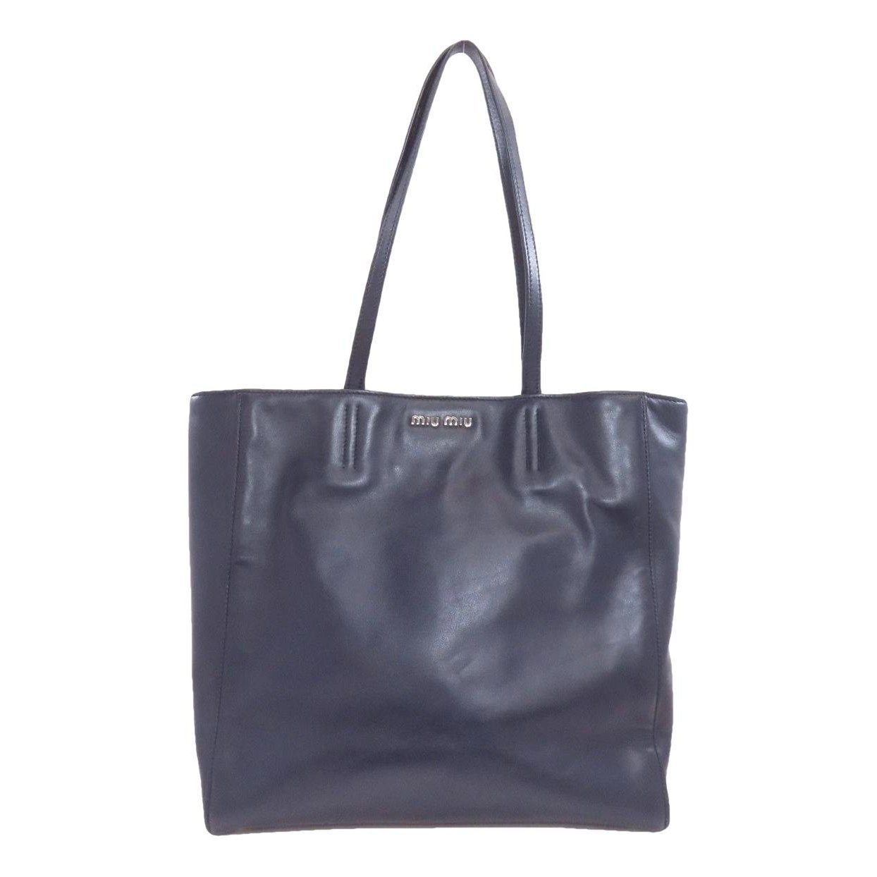 Leather tote