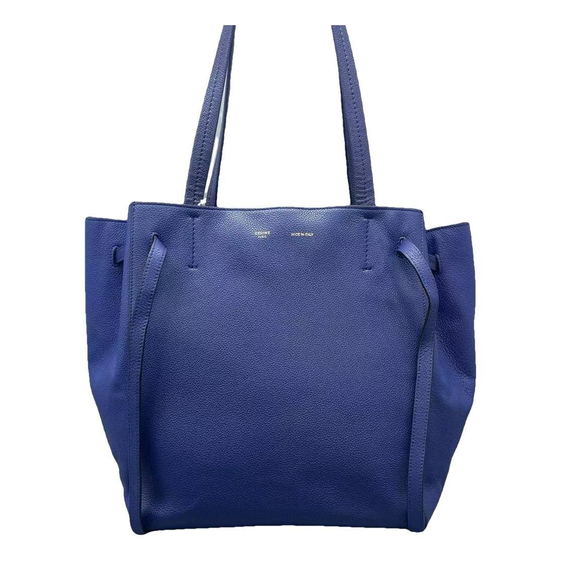 Cabas leather handbag