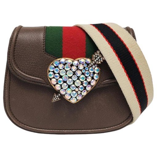 GucciTotem leather crossbody bag