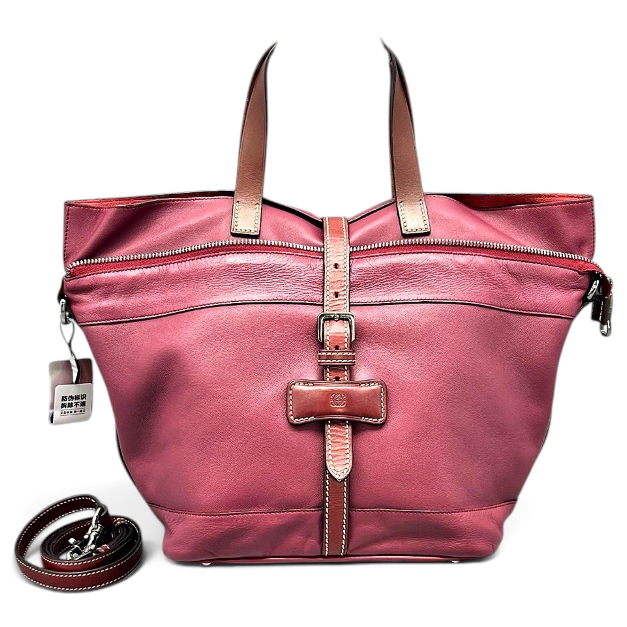 Leather handbag