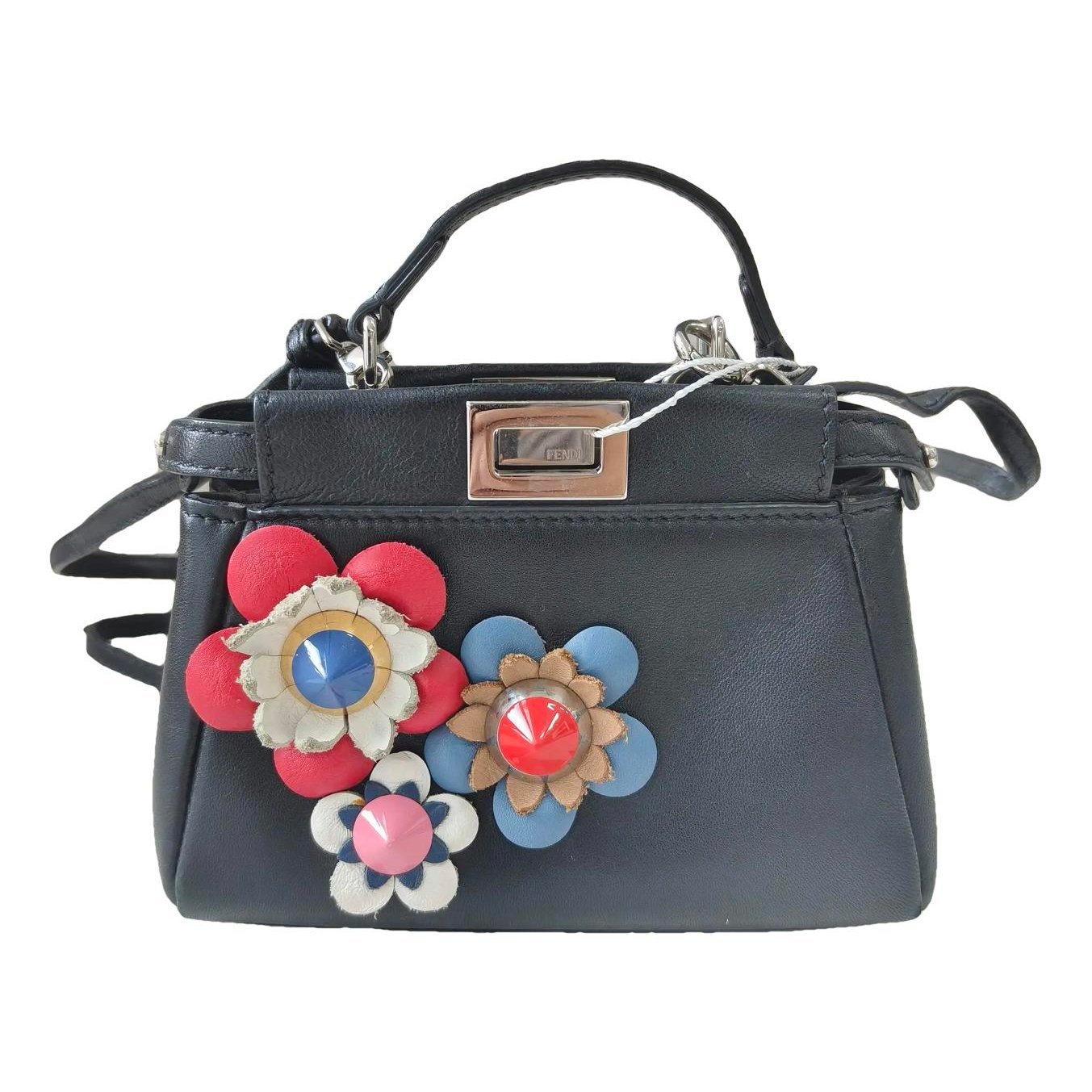 Peekaboo leather handbag