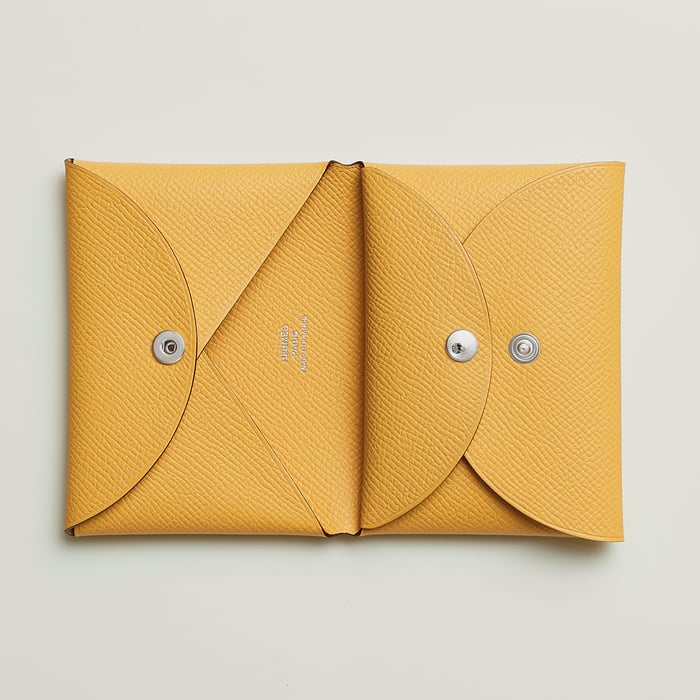 Jaune Mango Calvi Duo Compact Card Holder