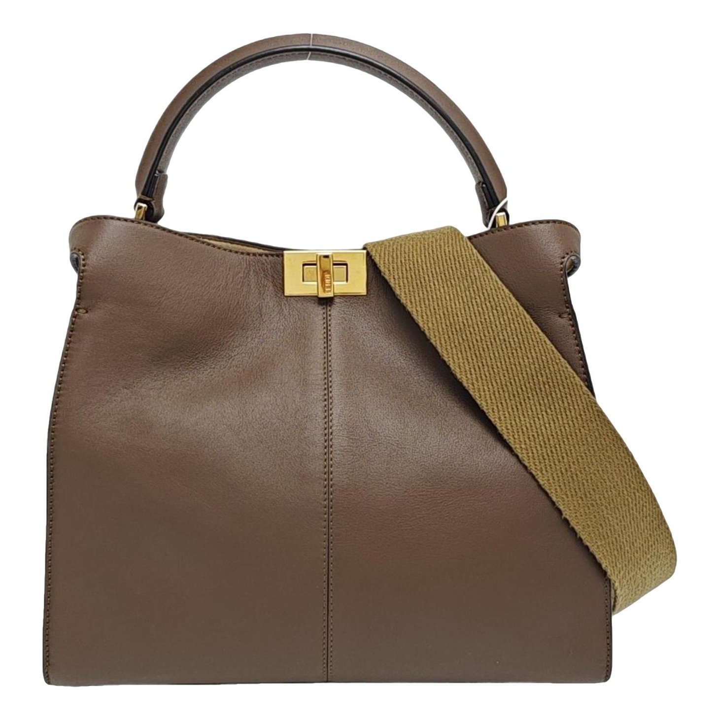 Peekaboo leather handbag