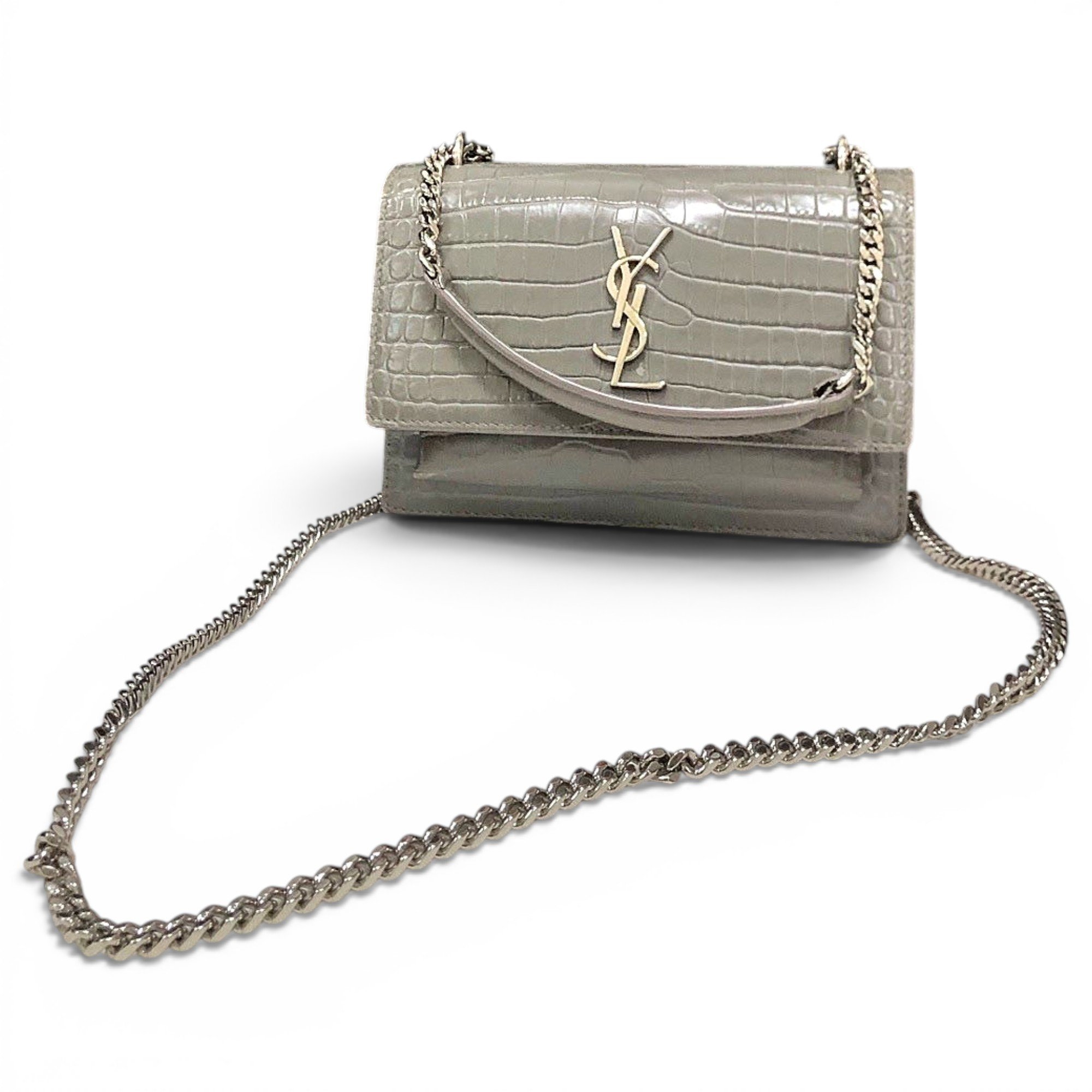 Sunset leather handbag