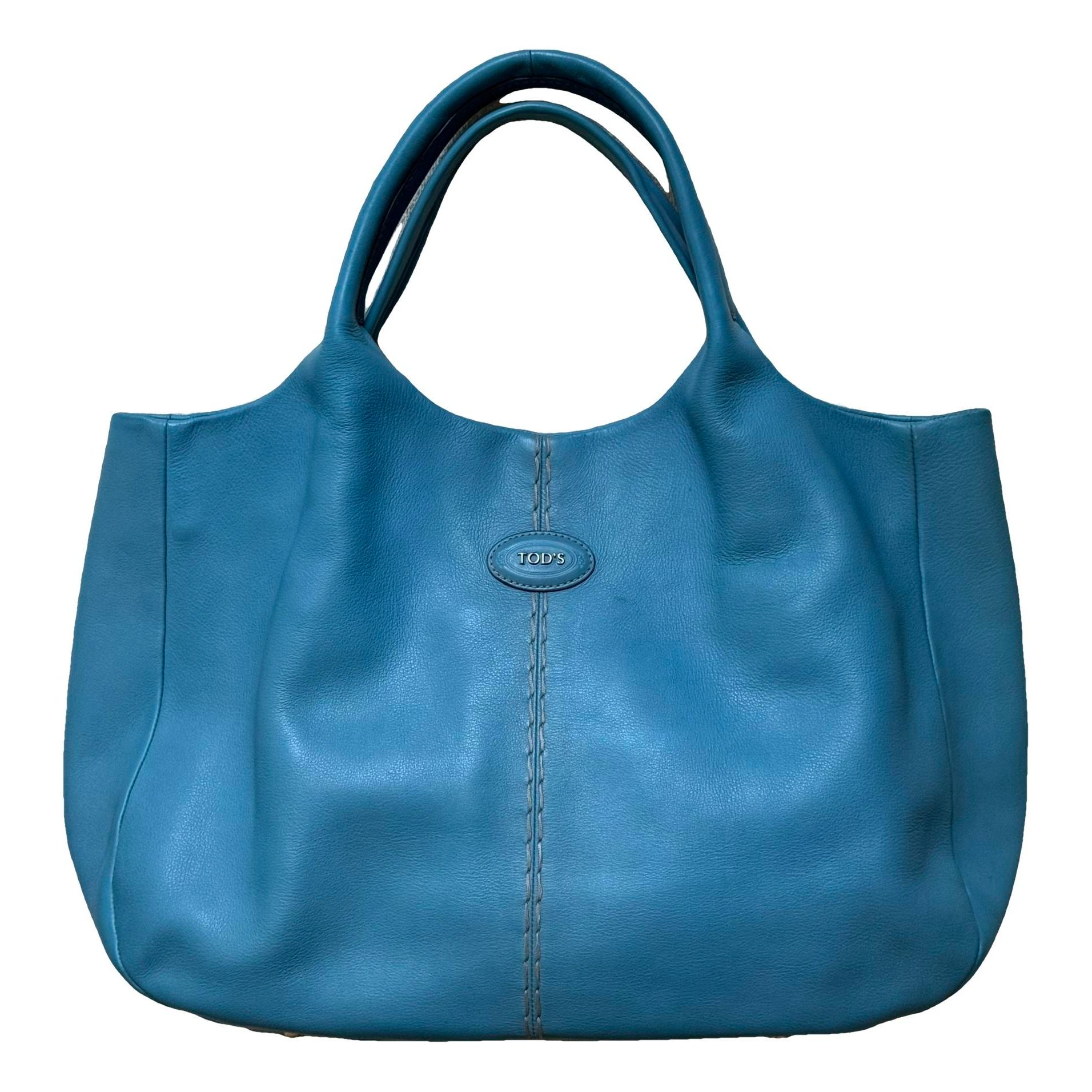 Tod's Shopping Media leather tote