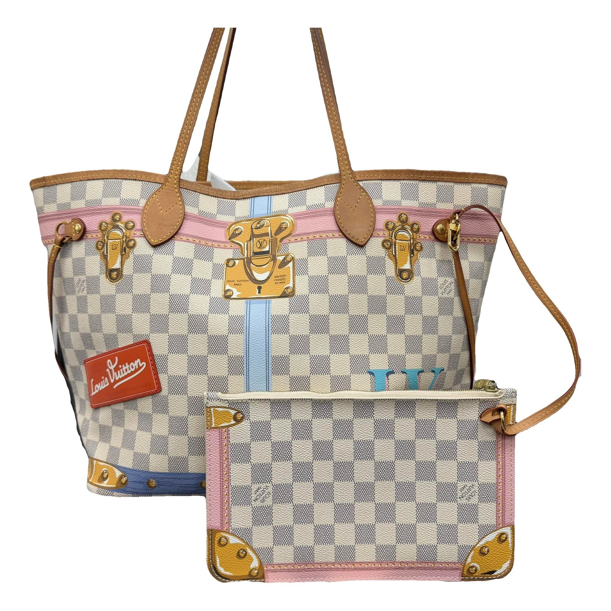 Neverfull leather handbag