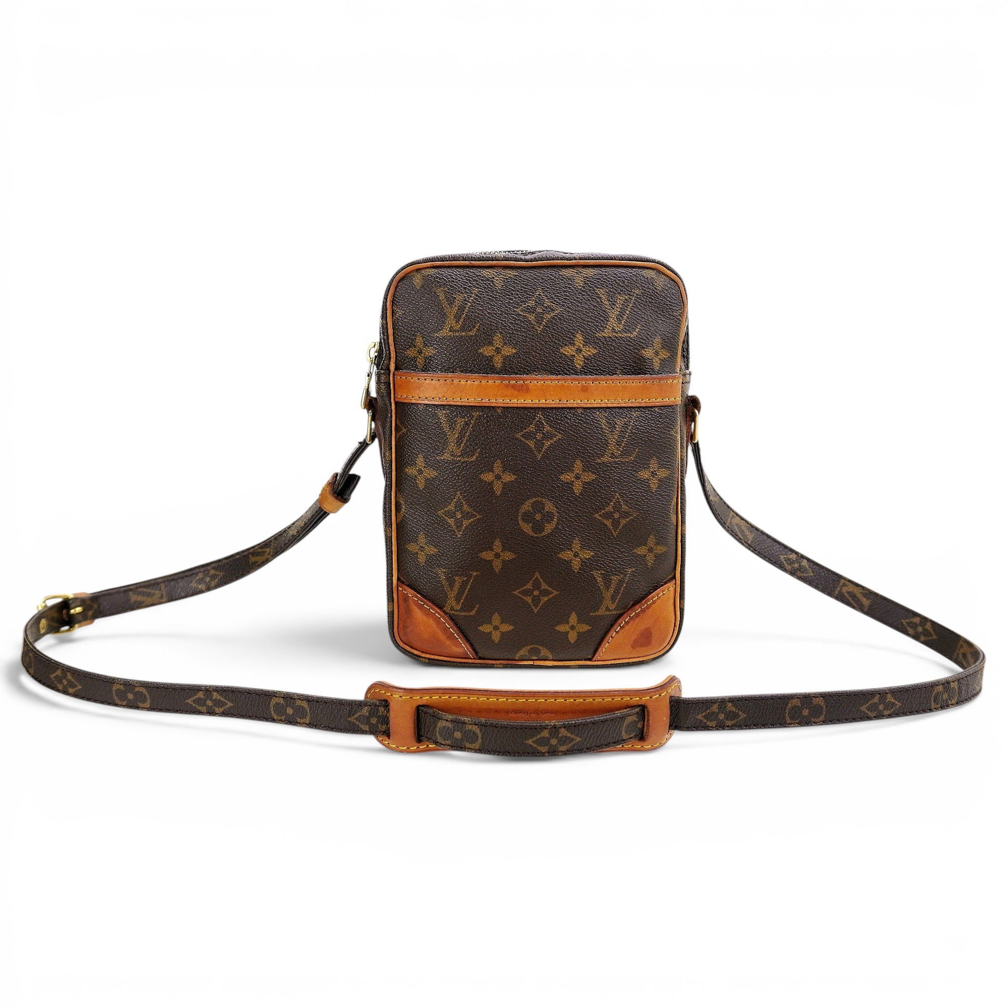 Danube leather crossbody bag
