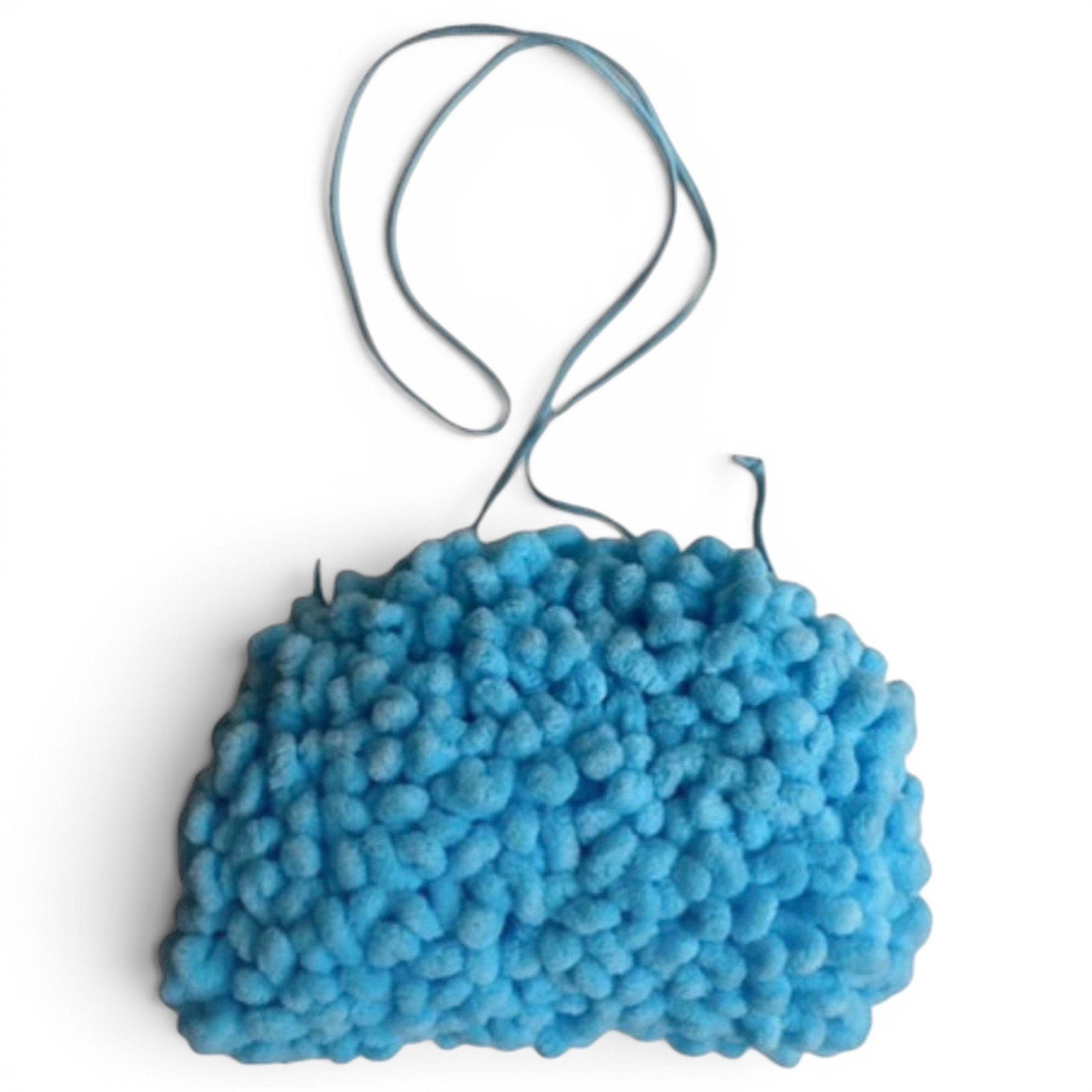 Pouch wool handbag